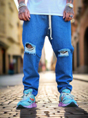 Jeans Theo Strappato