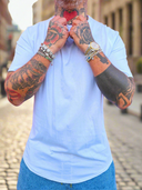 T-Shirt Arrotondata White