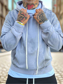 Felpa Sfrangiata Fumè Grey