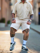 Completo Sinner Beige 2 pezzi t-shirt + bermuda