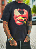 T-Shirt Money Lips Black