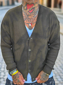 Cardigan Fumè Military Green