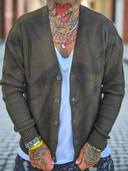 Cardigan Fumè Military Green