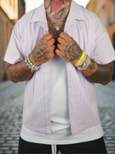 Camicia Tropical Lilla