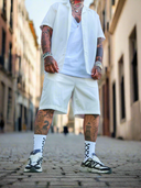 Completo Saint-Tropez White 2 pezzi camicia + bermuda