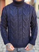 Maglione Collo Alto Kvara Black