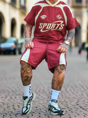 Completo Neymar Bordeaux 2 pezzi t-shirt + bermuda