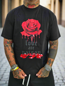 T-Shirt Roses Black
