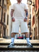 Completo Fedez Sabbia 2 pezzi t-shirt + bermuda