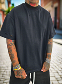T-Shirt Sfrangiata Sfera Black