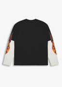 T-shirt Minimal Fire Long Sleeve Black