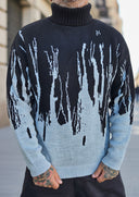 Maglione Collo Alto Romero Black