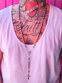 Collana Rosario Silver Big