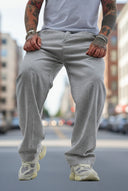 Pantalone Lana Palazzo Elegant Grey