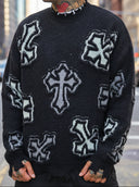 Maglione More Cross Black