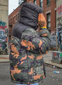 Piumino The North Plus  Mimetic Green