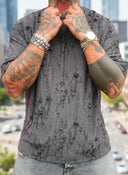 T-Shirt Diamond Sfrangiata Grey