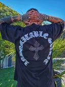 T-Shirt Diamond Cross Black