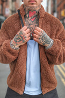 Felpa Teddy Zip Kinder