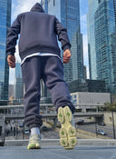 Completo Tuta Felpato Piombo