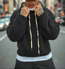 Felpa Teddy Double Face Black/Nut