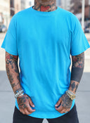 T-Shirt Arrotondata Turchese