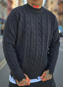 Maglione Sfrangiato Black