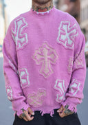 Maglione More Cross Pink