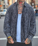 Camicia Marmorizzata Black