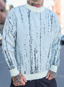 Maglione Vegas Sfrangiato White