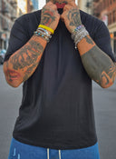 T-Shirt Filo Di Scozia Plus Black