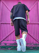 Completo Las Vegas Black 2 pezzi camicia + bermuda