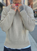 Maglione Girocollo Cancelo Beige