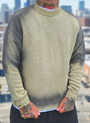 Maglione Fumè Sfrangiato Beige