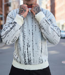 Maglione Vegas Sfrangiato White