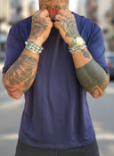 T-Shirt Filo Di Scozia Blu