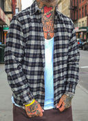 Camicia Quadri Black