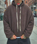 Felpa Teddy Double Face Kinder/Black