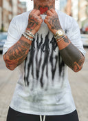 T-Shirt Savage White Fumè