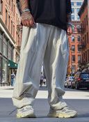 Pantalone Velluto Pences Cream