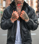 Pelliccia Kane Double Face Total Black