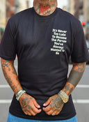 T-Shirt Never Black