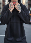 Felpa Taglio Vivo Black