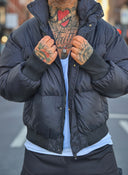 Bomber Cropped Black