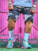 Bermuda Jeans Tasconi Plus Black