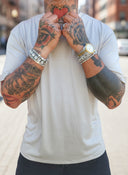 T-Shirt Filo Di Scozia Beige