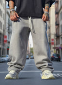 Pantalone Tuta Baloon Alvaro Cemento