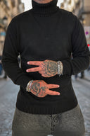 Maglione Collo Alto Black