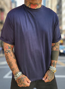 T-Shirt Filo Di Scozia Blu