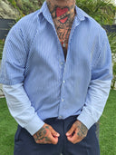 Camicia Raglan Blu
